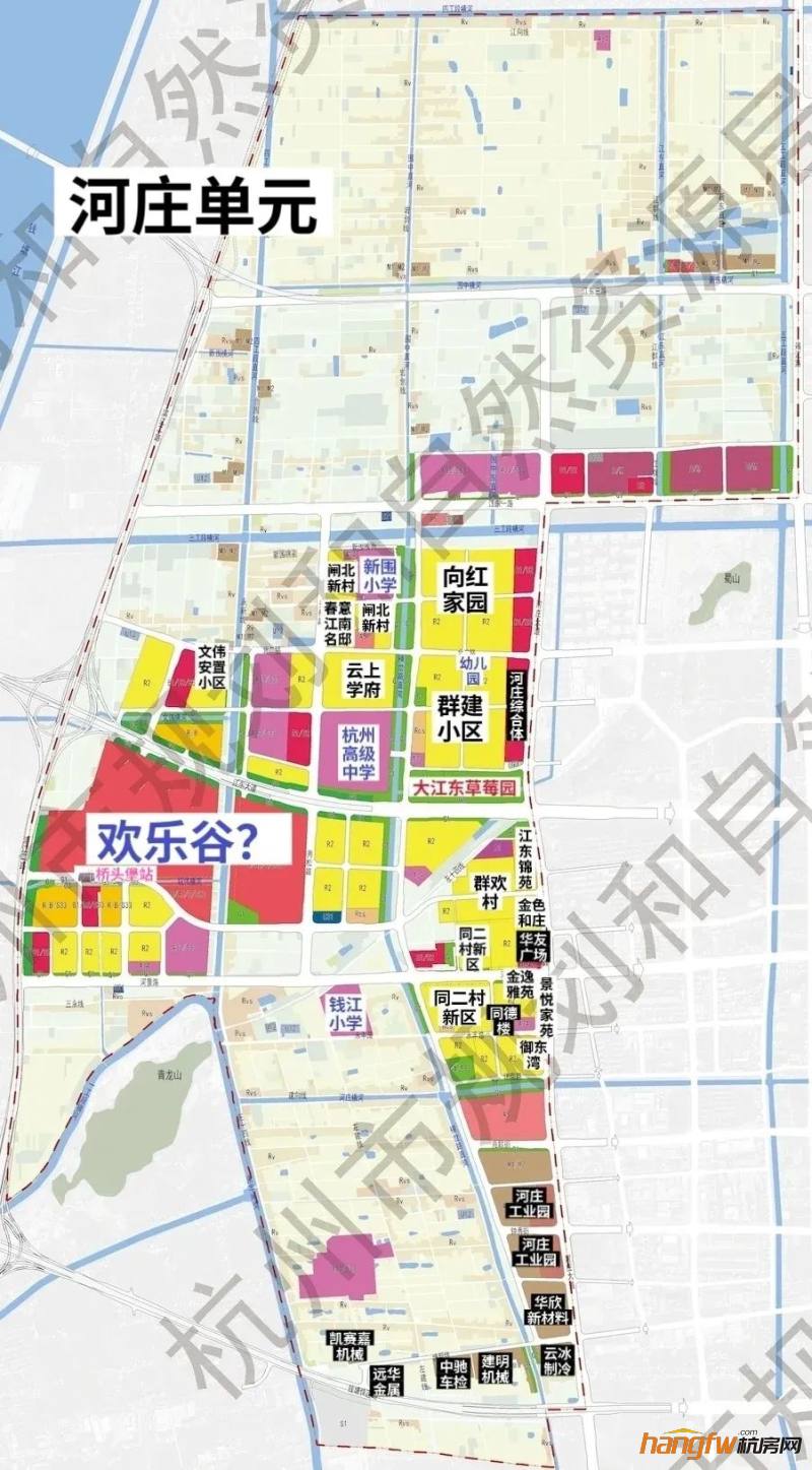 大江东最新详细规划图曝光!看看你家附近有什么?